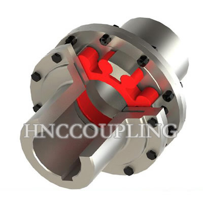 Double-Flange-Jaw-Coupling